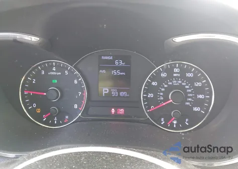 2016 Kia Forte Lx z USA, uszkodzony, nr VIN KNAFK5A88G5631367